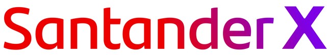 Logo Santander X - colaborador NeuraSun